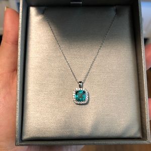 Brand new never worn Zales Emerald Necklace